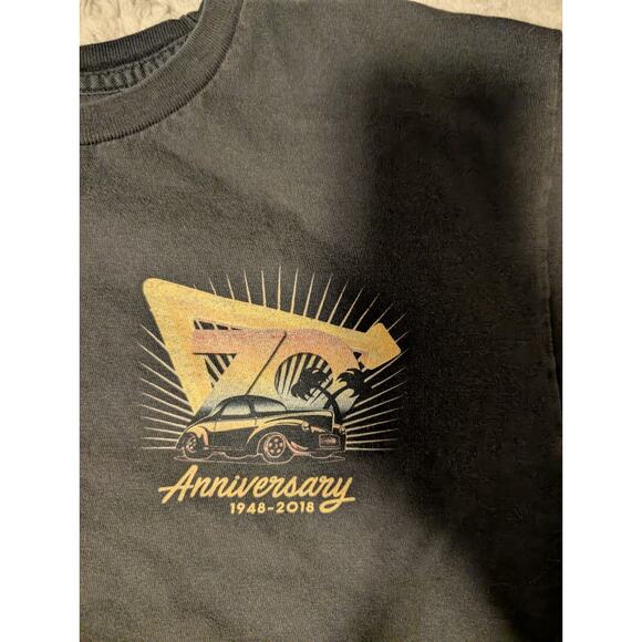 In N Out Burger T-Shirt Size Large L 70th Anniversary Short Sleeve Tee Black - Picture 2 of 5